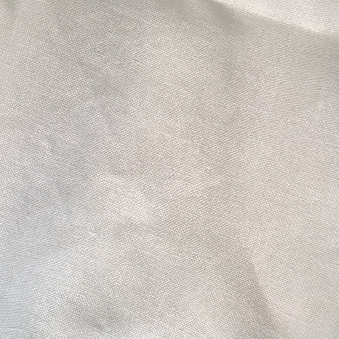 Pure Linen Fabric – White | Heavyweight 245gsm | 150cm Wide | OEKO-TEX® Certified