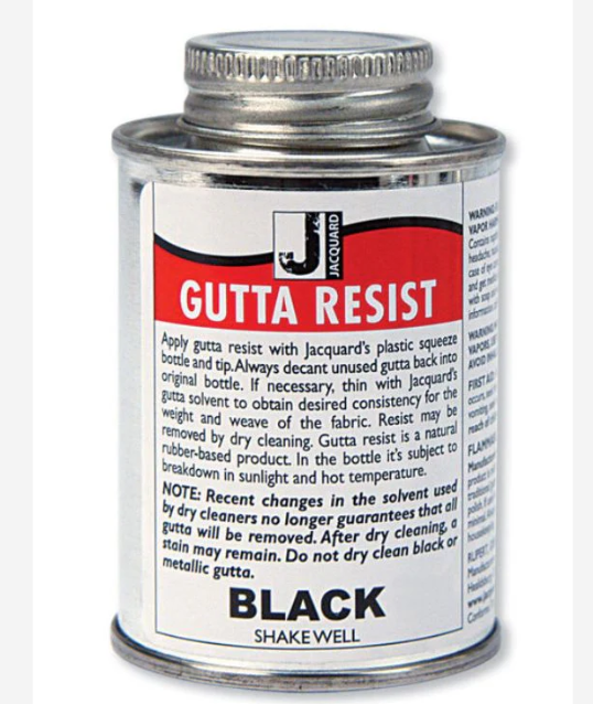 Jacquard Traditional Gutta Resist Black 118ml - Solvent Based