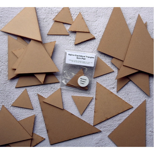 Itajime Triangles - Isosceles [Pair 5cm x 5.5cm x 5.5cm]