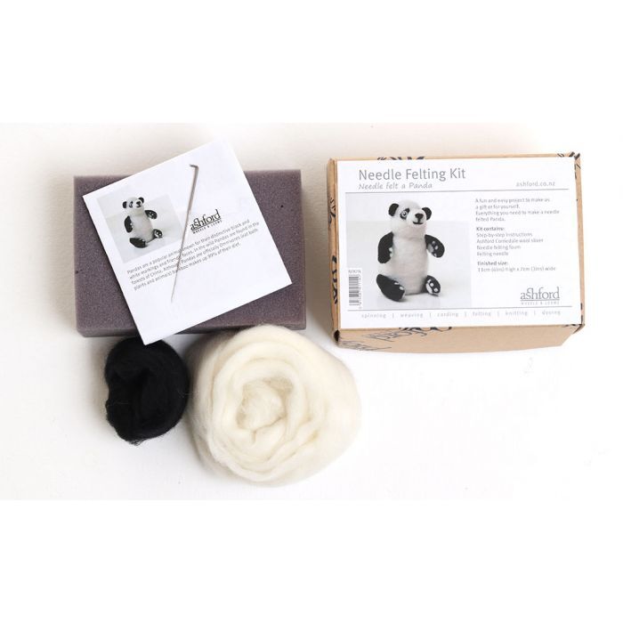 Ashford Needle Felting Kit Panda