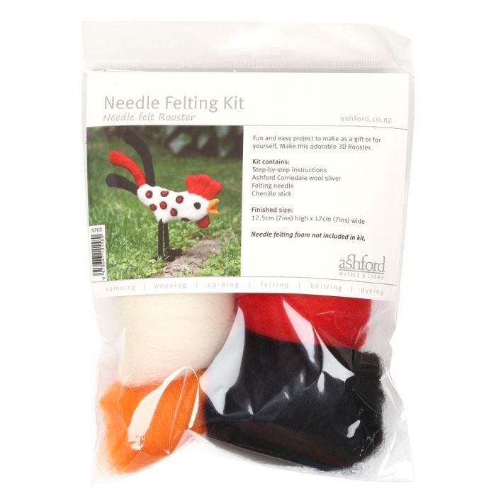 Ashford Needle Felting Kit - Rooster