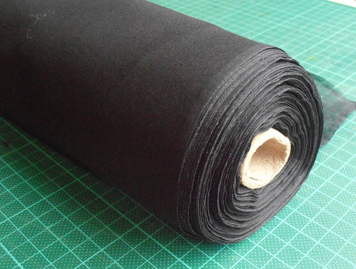 BLACK Chiffon (Tissue Silk) 3.5mm 114cm wide