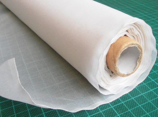 Organza 5mm 135cm wide - NATURAL WHITE