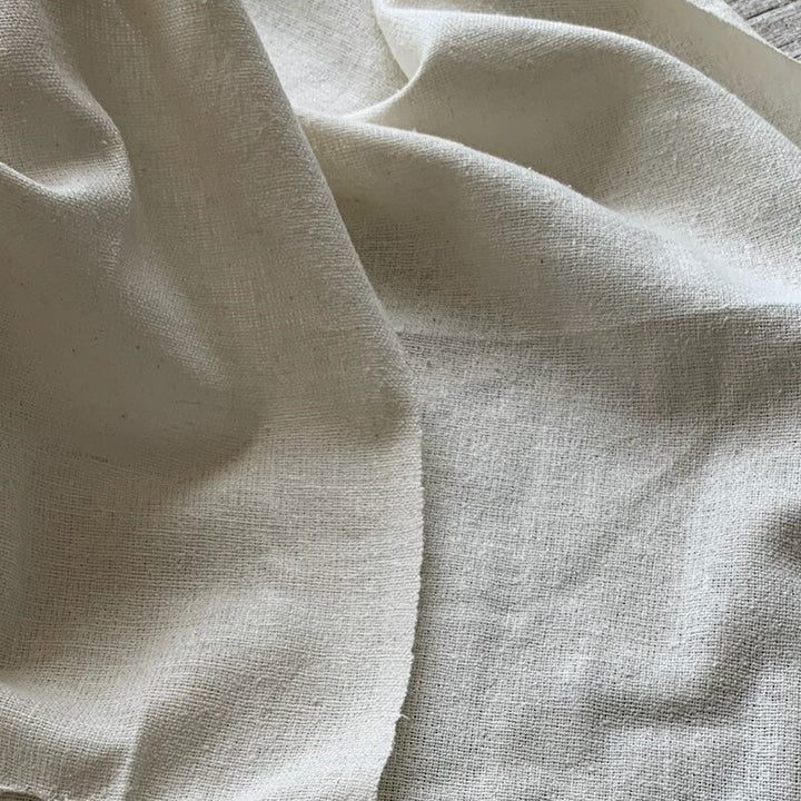 Noil Silk 135cm wide Fabric Handloomed