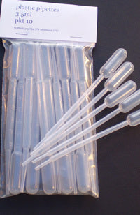 3ml Plastic Bulb Pipette (pkt of 10)