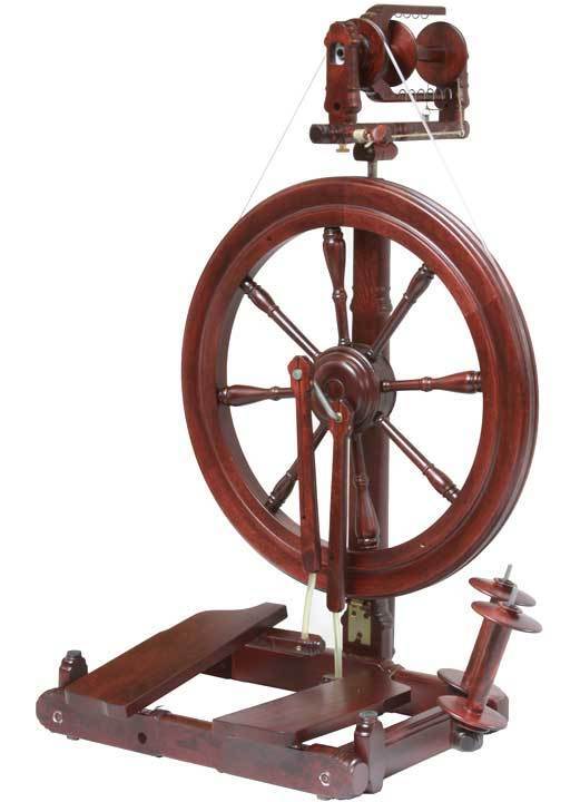 Kromski Sonata Spinning Wheel Mahogany Finish