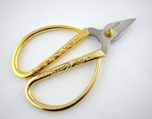 Gold Plate Embroidery Scissors 10cm