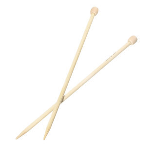 Bamboo Knitting Needles Size 6mm 23cm long