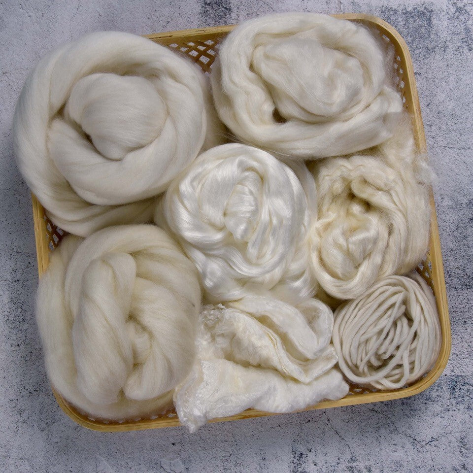 Undyed Fibre Sampler Pack