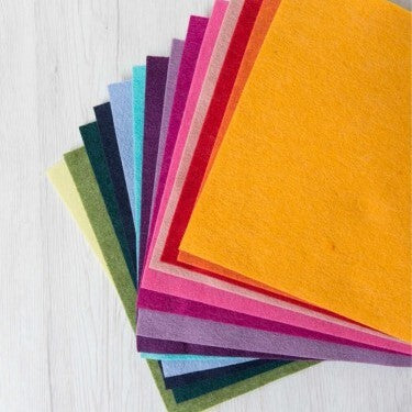 DHG Thermoformable Felt Squares 4 Pack - Discontinued Colours