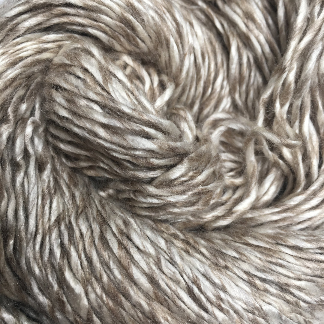 Handloomed Mulberry/Tussah High Lustre Blend Silk Yarn - 100gm