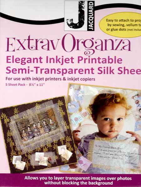 ExtravOrganza Pkt 5 sheets A4