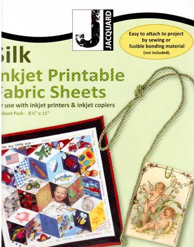 Inkjet Printing - SILK Pkt 10 sheets 8.5 x 11"