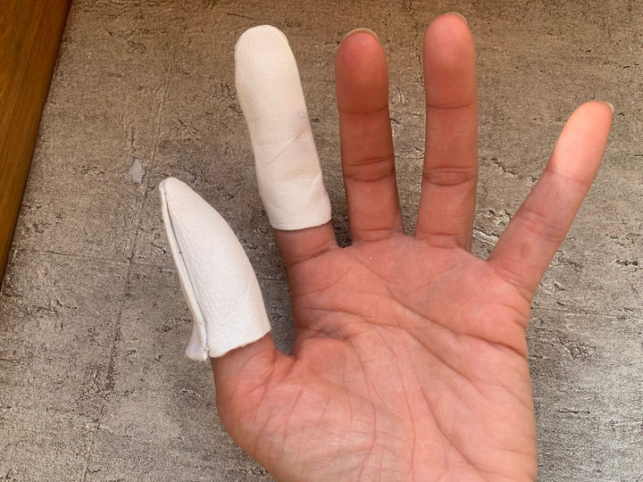 Leather Finger & Thumb Protectors - set of 2