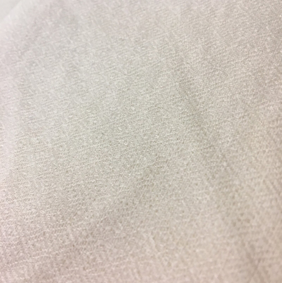 Diamond Weave Natural White Wool 114cm wide