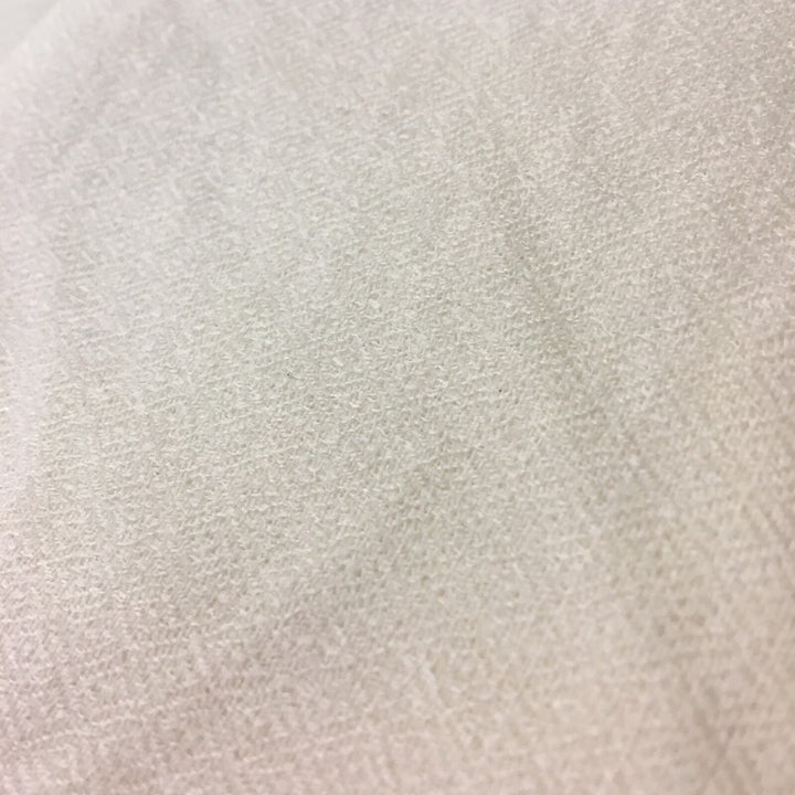 Diamond Weave Merino Wool Fabric 180gsm 114cm wide – Natural White