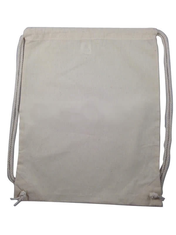 Calico Drawstring Backpack 37 x 46cm