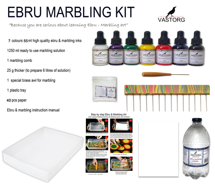 EBRU Creative Marbling Kit by Vastorg