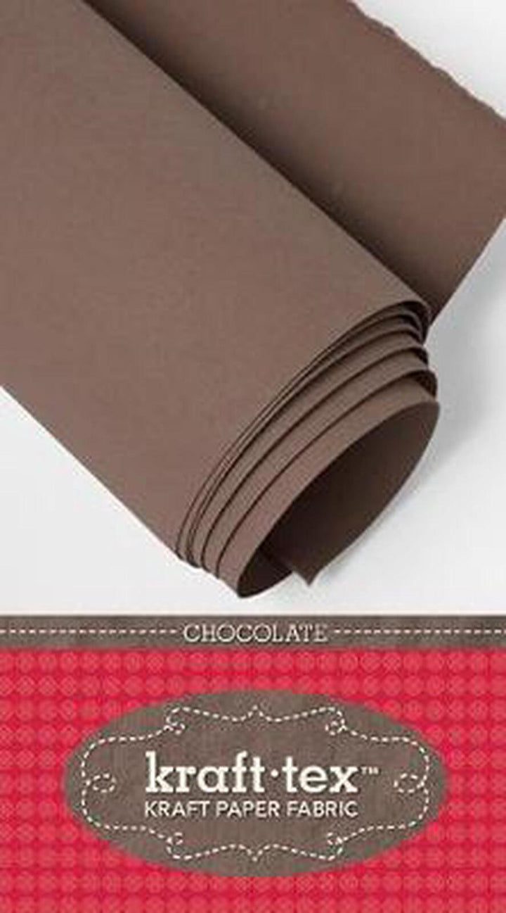 Kraft - tex - Kraft paper fabric 48 x 137cm Roll CHOCOLATE