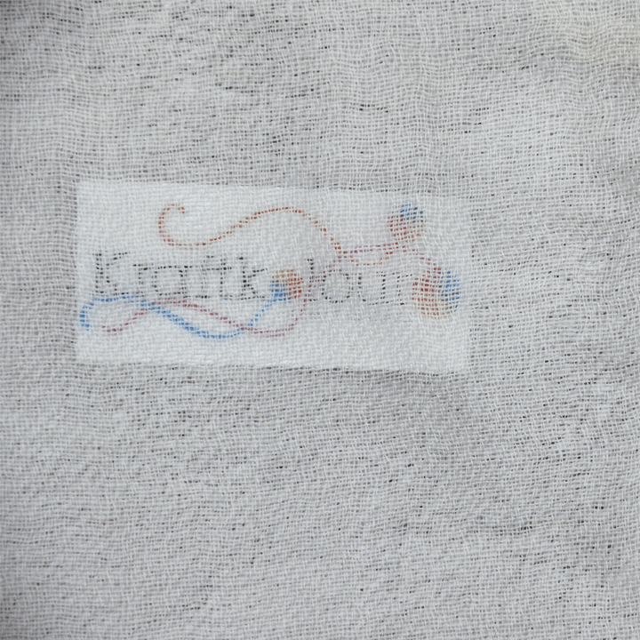 Handloomed Wool/Silk Scarf 70/30 – Natural White, 35 × 180cm with Twisted Fringe