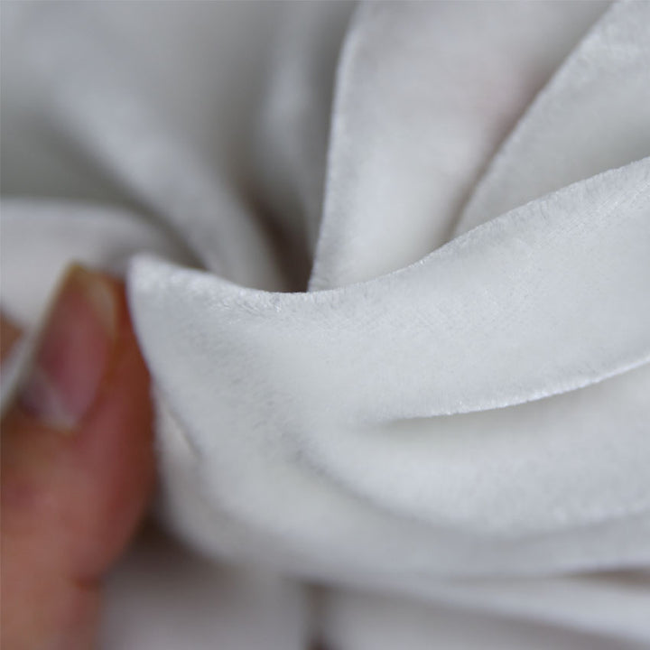 Silk Rayon Velvet Fabric 40mm – 140cm Wide – Natural White