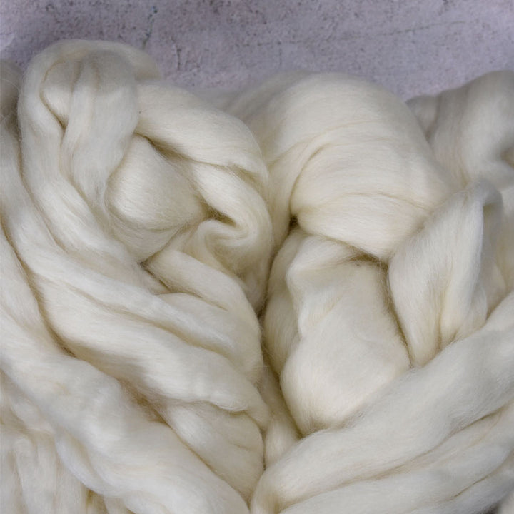 Baby Alpaca Tops - Natural White