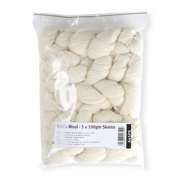 Ashford 100% NZ Wool 4 ply (3 fold)