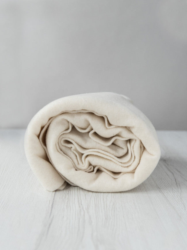 DHG 19 Micron Merino Wool Prefelt 150cm - Natural White