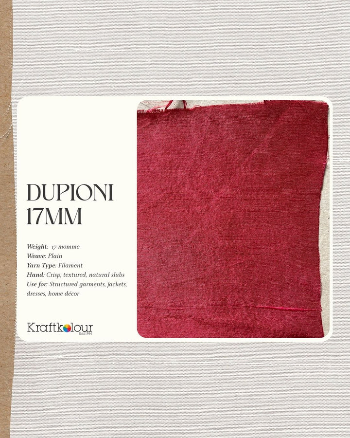 Dupioni 17mm 114cm wide