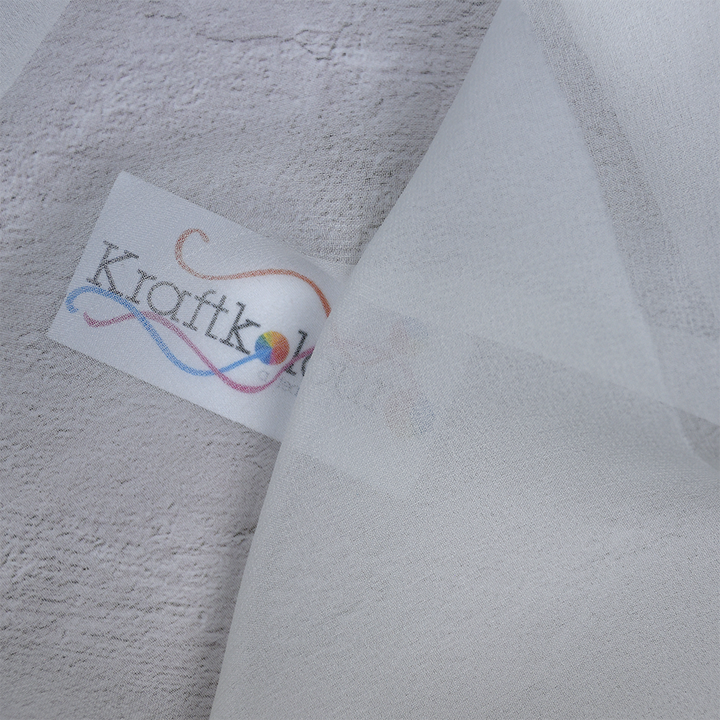 Pure Silk Georgette Fabric 8mm – 114cm Wide – Natural White