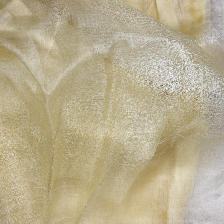 100% Golden Silk Organza Fabric 2.8mm – 140cm Wide