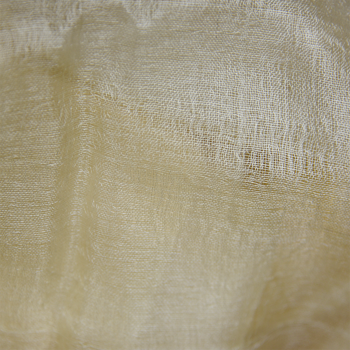 100% Golden Silk Organza Fabric 2.8mm – 140cm Wide