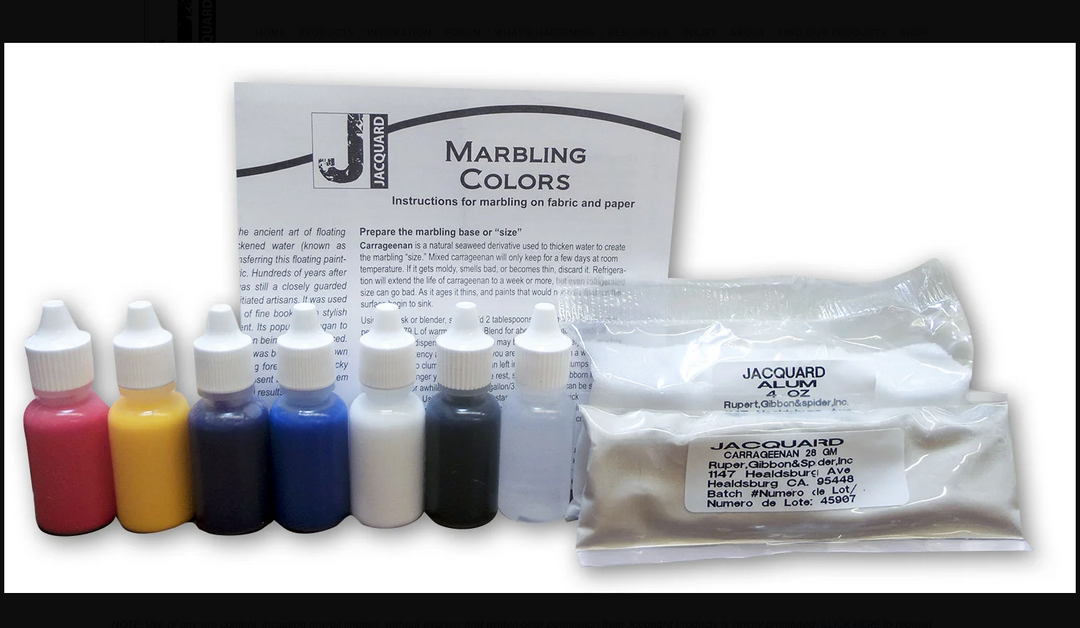 Jacquard Marbling Starter Kit