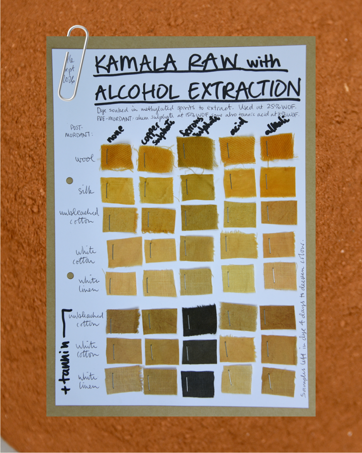 Kamala | Mallotus philippensis (Raw) | Natural Dye Powder
