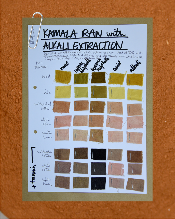 Kamala | Mallotus philippensis (Raw) | Natural Dye Powder
