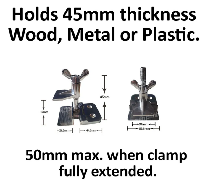 Screen Printing Hinge Clamp