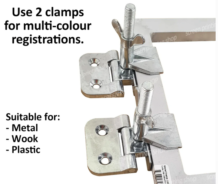 Screen Printing Hinge Clamp