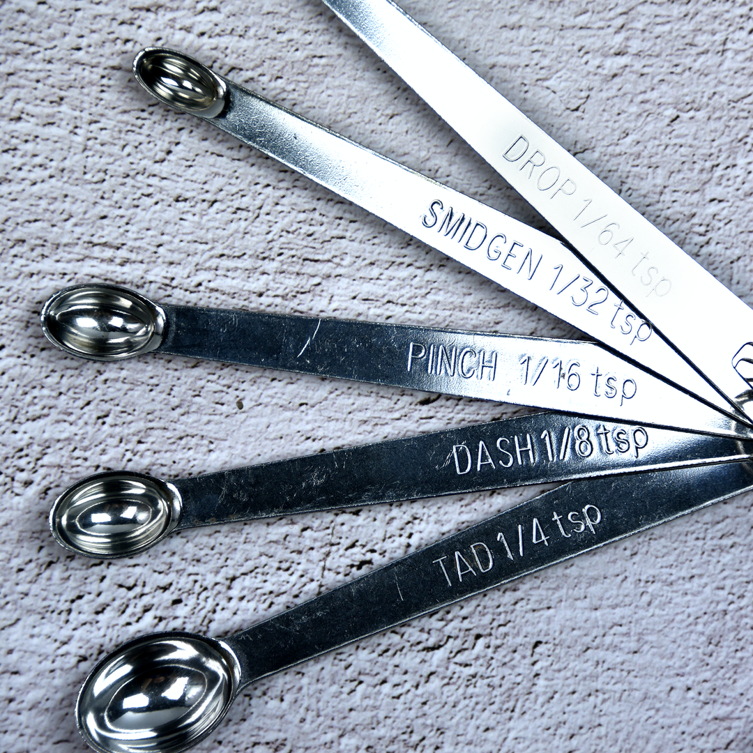 Kraftkolour Small Measuring Spoons – 5-Piece Set for Precise Dye & Chemical Measurement