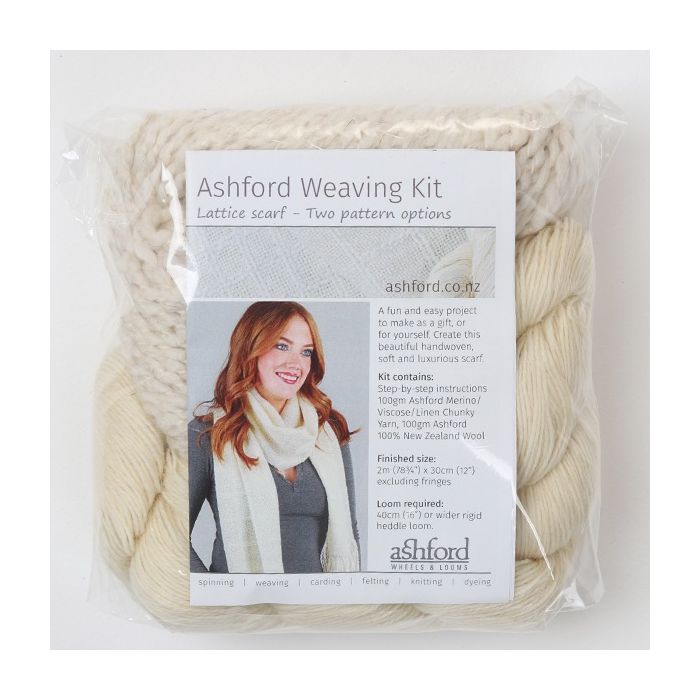 Ashford Wool/Viscose/Linen Scarf Weaving Kit