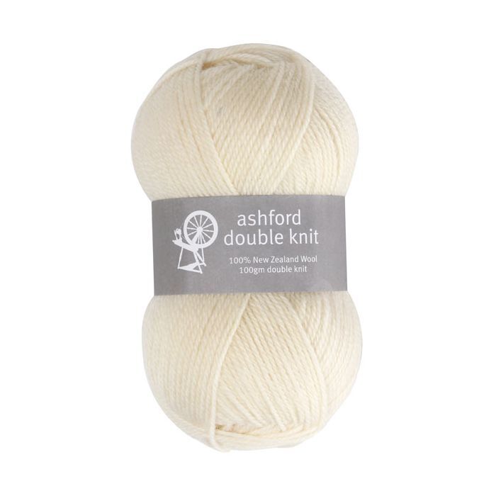 Ashford DK Yarn Natural White - 100gm