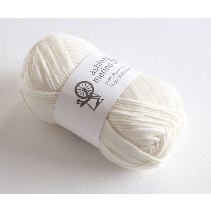 Ashford 100% Merino DK Superwash Yarn Pearl 50gm